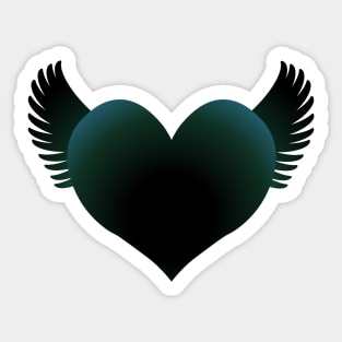 Black Heart Sticker